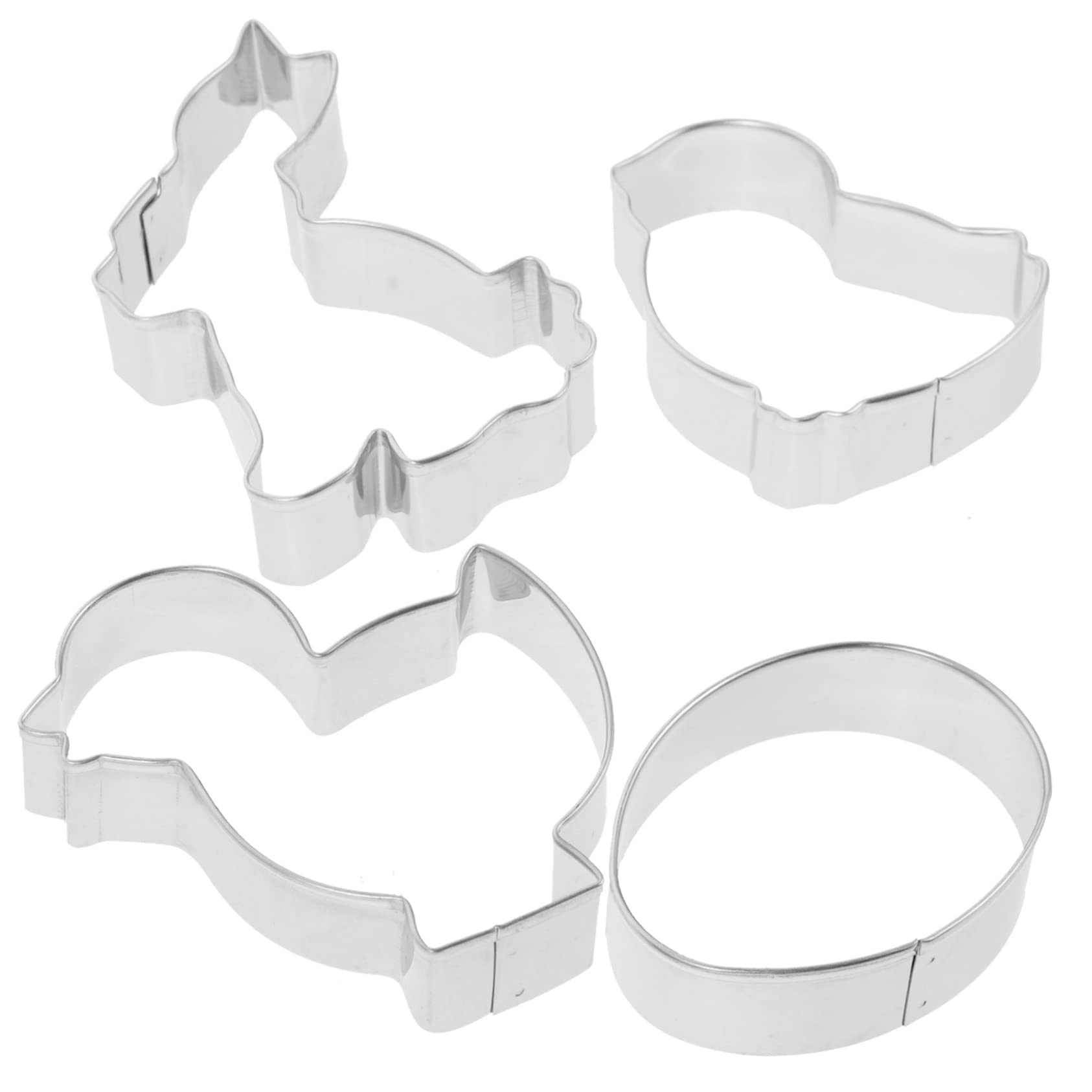 Ciieeo Lot De 5 Moules À Biscuits En Acier Inoxydable Emporte-pièces Pour Pâtisserie Réutilisables Pour Garçons Et Filles Adultes 8 Pièces X 5