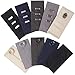 Home-X Easy Fit Hooks & Buttons for Slacks, Waistband Extenders to Give You a More Relaxed Feel, 5 Color Set (1/2" - 2" Extension)