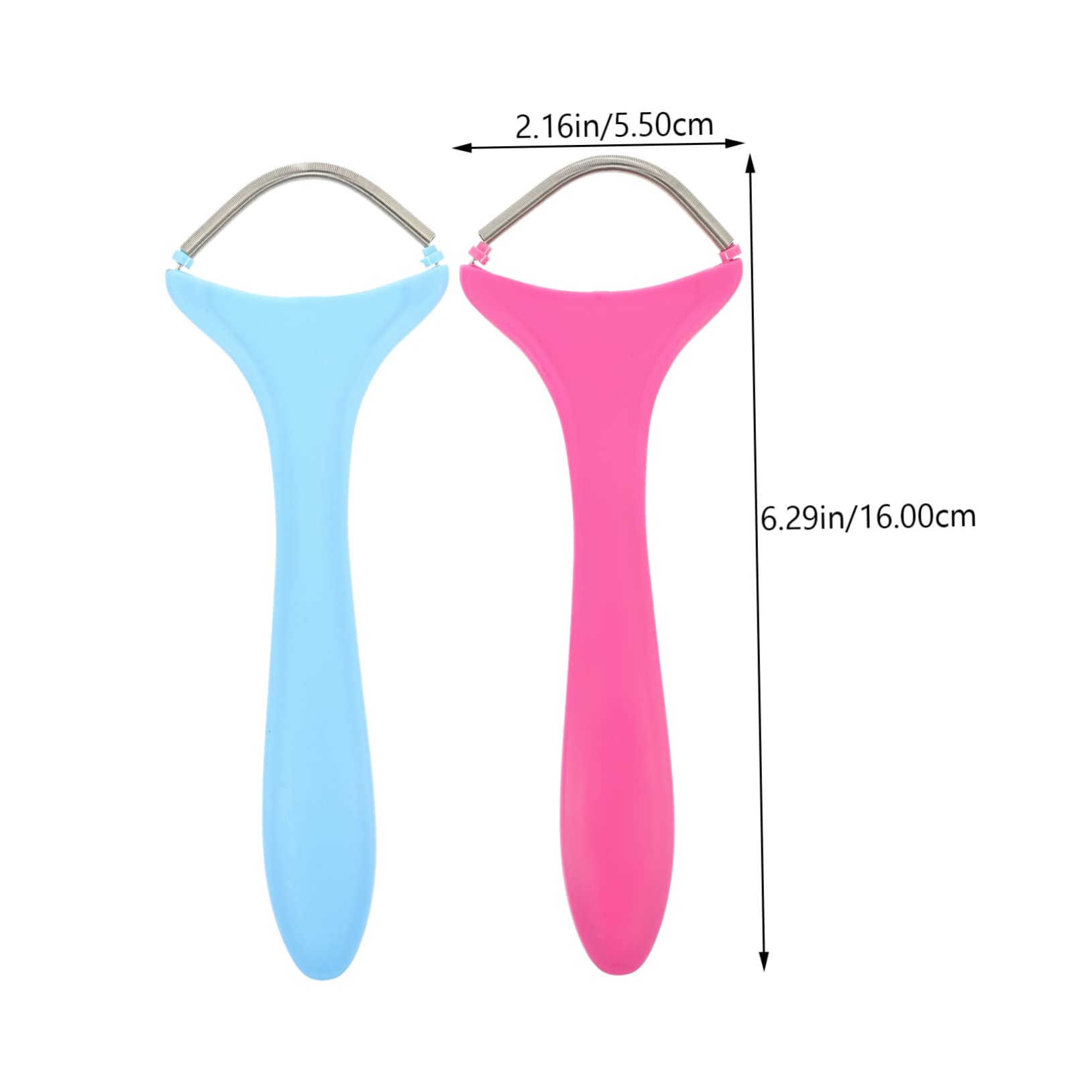 FOMIYES 2pcs Manual Facial Hair Removal Epilator Painless Threading Tool for Women Durable Spring Hair Remover for Lip Chin and Cheek