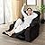 LEVELEVE Rocking Recliner Chair, Massage Rocker Recliner Chair with Vibration Massage and Heat, USB and Type-C Ports,360° Swivel Faux Leather Chairs, Living Room, Bedroom, Nursery, RV, Brown