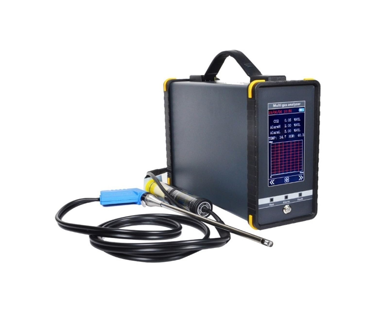 Detector de Gases, Detector multigas Compuesto, Instrumento de detección Gases tóxicos industriales, analizador COV for monitoreo Ambiental para el Trabajo, el hogar(Sulfur Dioxide Analyzer)