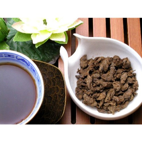 【希少・竹筒包装】 2023年　十年老茶頭　250g 熟茶　プーアル茶 本場中国雲南省産プーアル茶（プアール茶/プーアール茶/黒茶）「老茶頭
