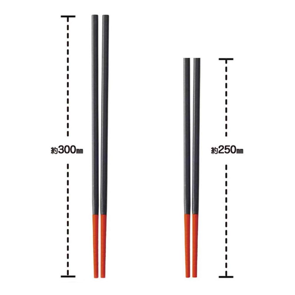 IPPINKA Lot de 2 baguettes en silicone Rouge 30 cm