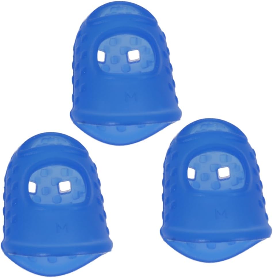 CAXUSD 3 Pcs Fingertip Protector Finger Tips for Guitar