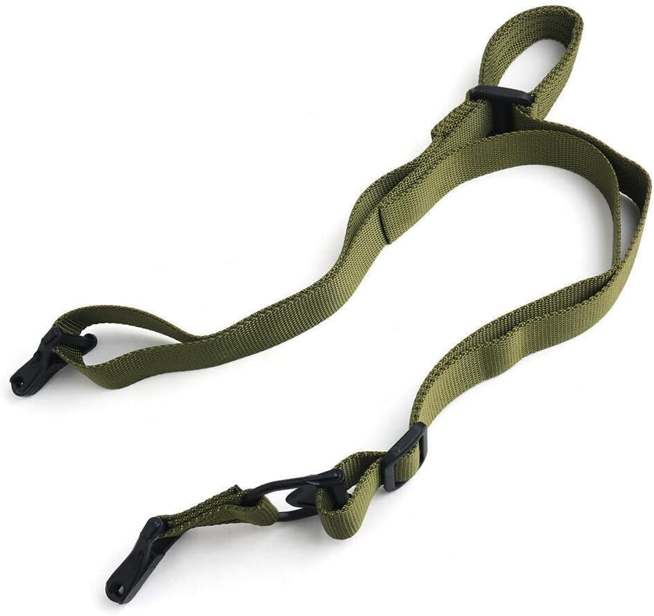 Field Sport 2-Point Tactical Gun Sling, 1.2 Inch Wide, OD Green, Quick Adjust, 34-63 Inch Length