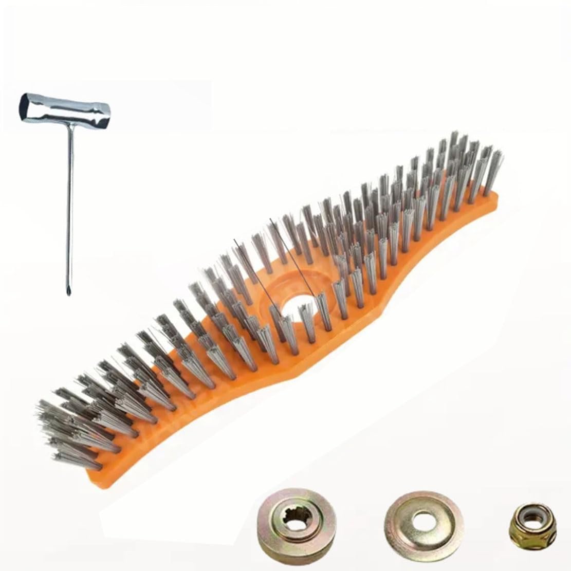 Spazzola per la Pulizia del Tosaerba, Compatibile per Worx WG743 2018–2023, ricambi per Tosaerba