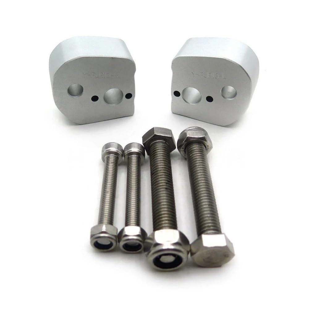 Pontet Guidon Moto Kit De Montage De Barre De Guidon De Levage 1 ", Pièce De Moto, Entretoise Jusqu'à 25mm pour FJR 1300 2006 – 2019, Extension De Levage