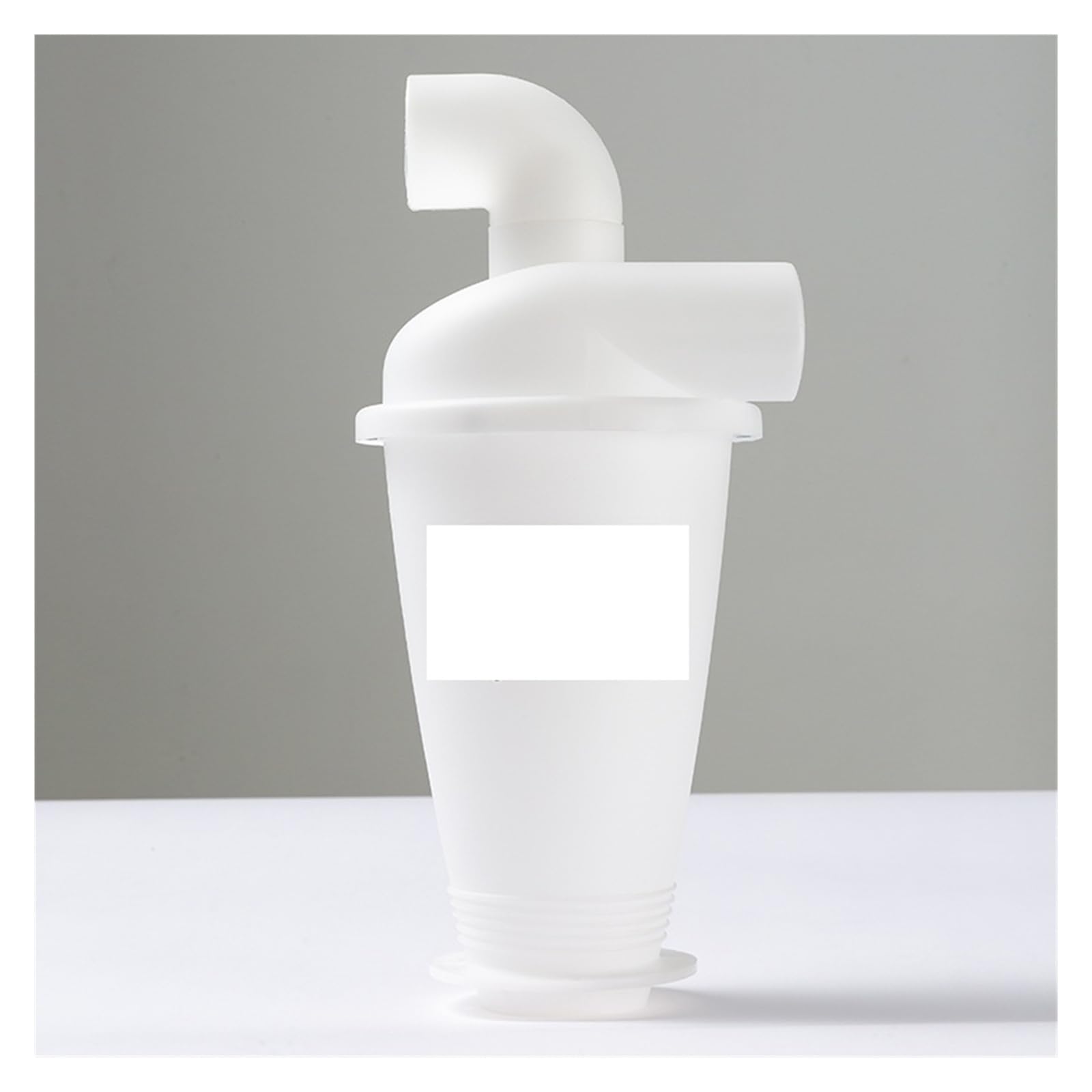 Kompatybilny z VCyclone Kompatybilny z odkurzaczem Kompatybilny z odpylaczem cyklonowym Filtr do obróbki drewna z turbodoładowaniem DIY Przemysłowy separator cyklonowy(White with elbow)