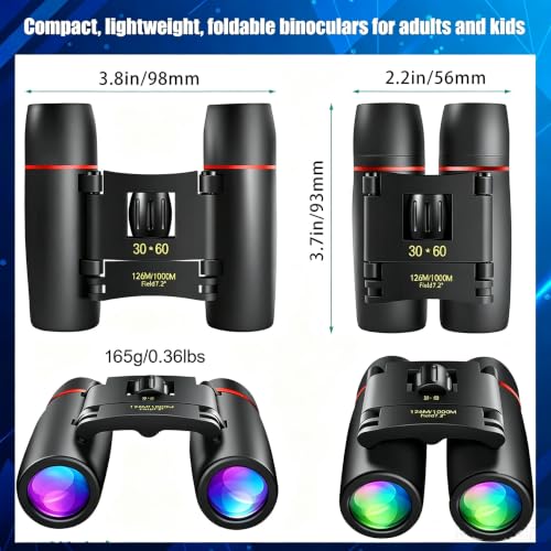 Binoculares compactos 8x21 para adultos miniatura 5
