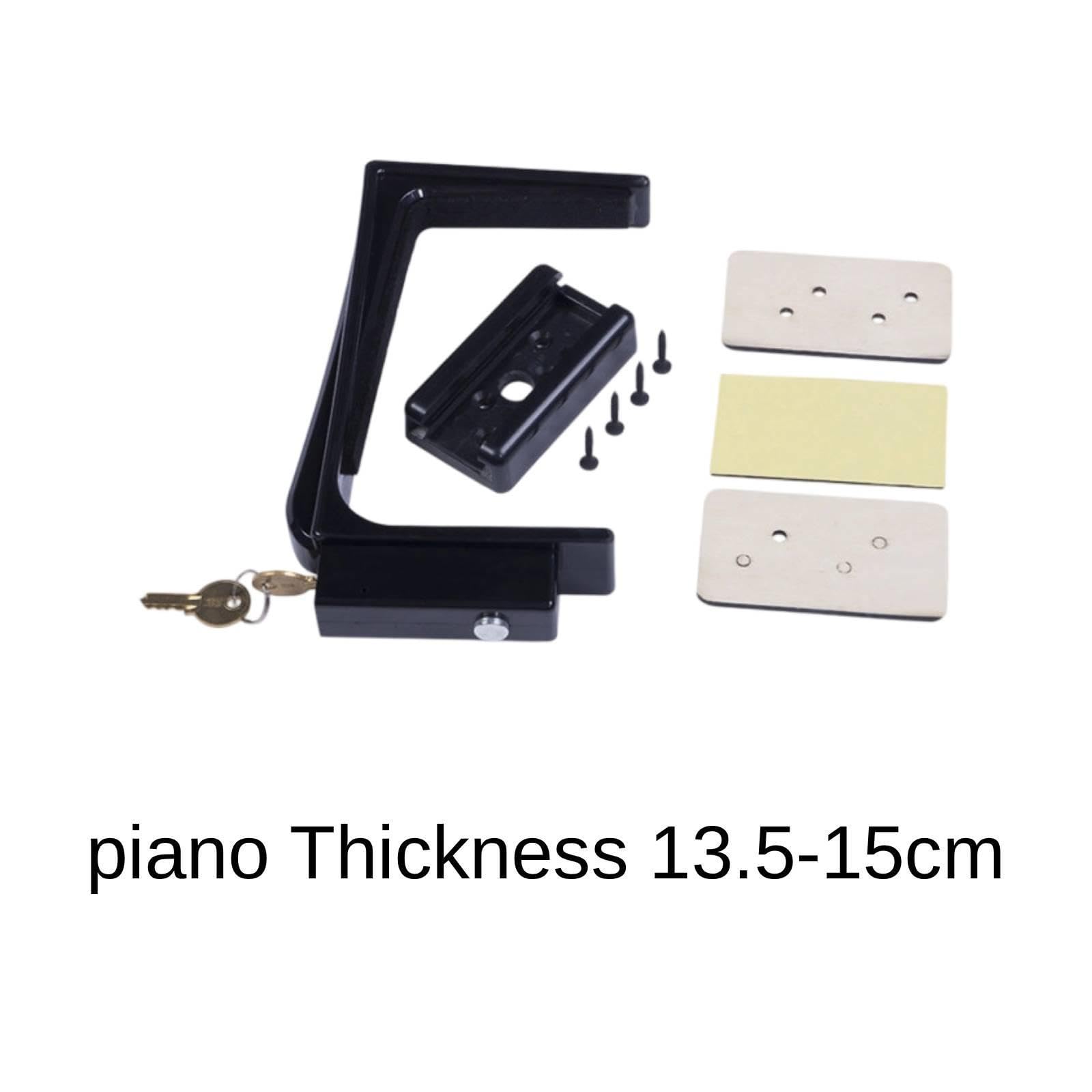 Blocco per Pannello Frontale Del Pianoforte, Blocco per Tastiera, Morsetto di con Chiavi E Cuscinetti Antigraffio per Pianoforti Verticali E, Corto