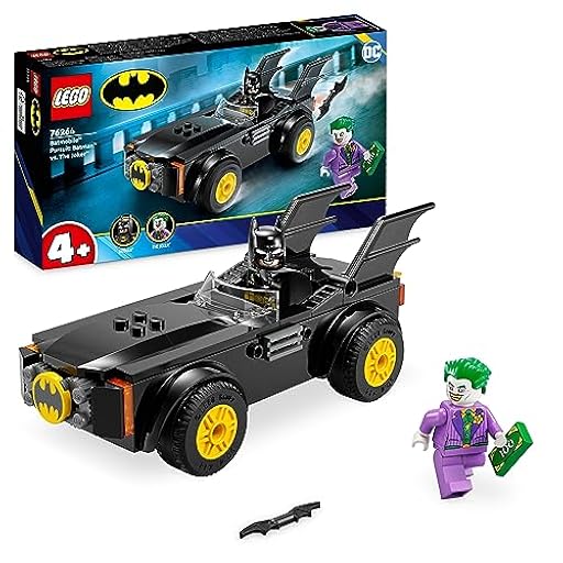 LEGO 76264 DC Persecución en el Batmobile: Batman vs. The Joker Coche de Juguete, Set de Súper Héroes para Principiantes con Minifiguras, Juguetes para Niños Pequeños, Niños y Niñas a partir de 4 Años | Ya disponible en tu tienda friki favorita! En mundofriki.es!