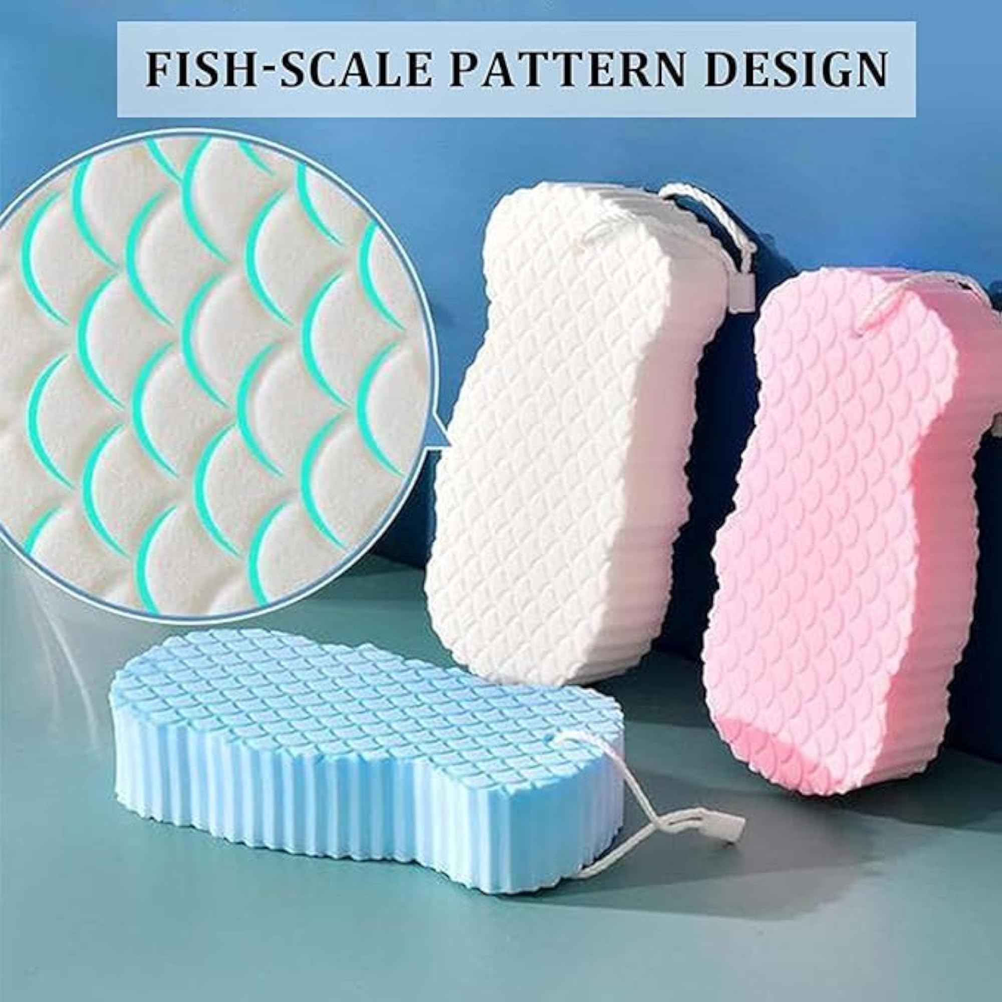 Soft Bath Body Shower Sponge, Magic Dead Skin Remover