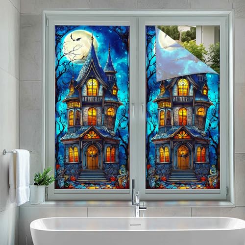 Película Decorativa para Ventana Halloween Castillo Encantado miniatura 7