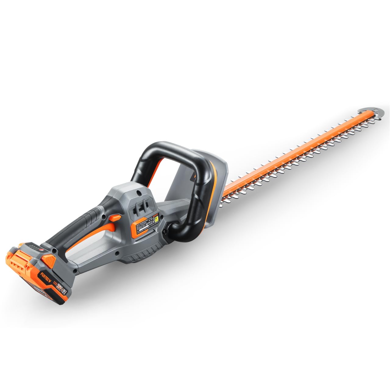 FUXTEC Cortasetos a Batería FX-E1HS20 - Kit Con Cargador - Longitud de Corte 520mm Para Ramas de Hasta 15mm de Diámetro