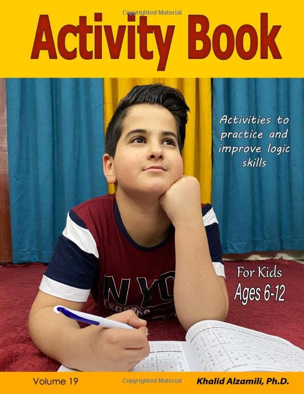 Buy Activity Book For Kids Activities To Practice And Improve Logic 