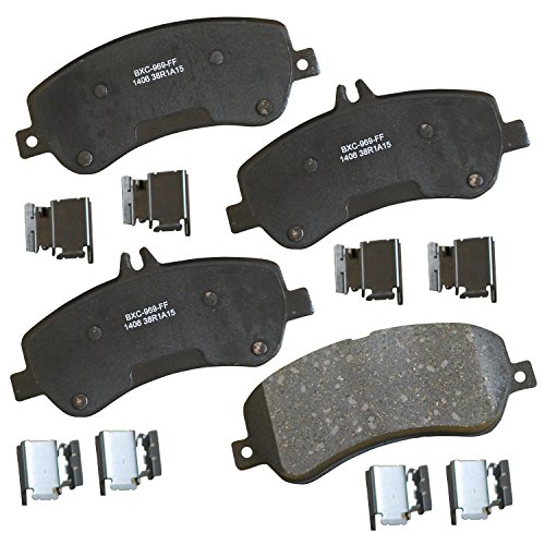 Image of Bendix Premium SBC1406 Ceramic Front Brake Pads for Mercedes-Benz GLK250 2015-2013, GLK280 2009, GLK300 2015-2010, GLK350 2015-2009