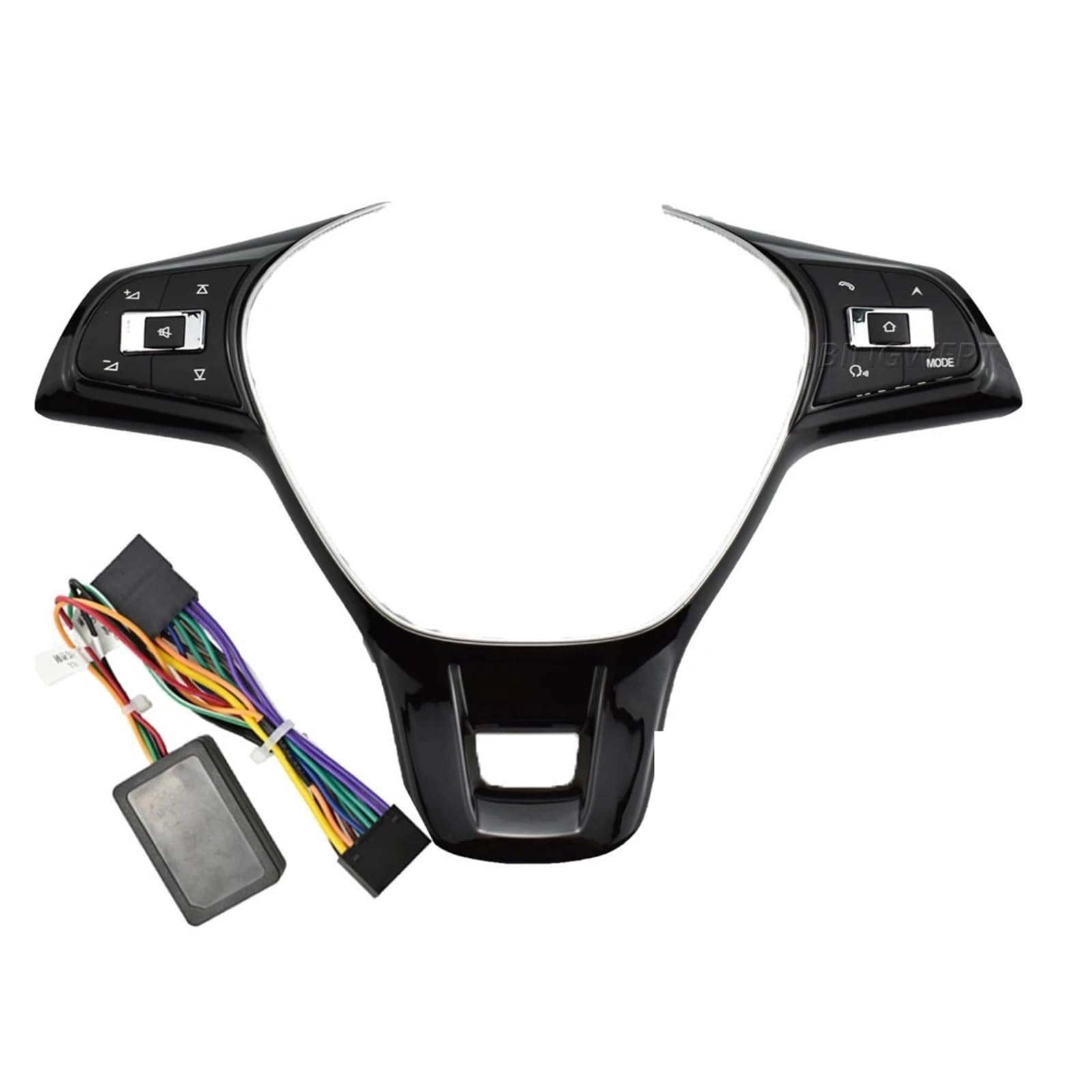 Auto-Lenkrad-Fernbedienung, kabellose Steuerungstaste, passend for VW Jetta Golf Polo Passat, Multifunktions-Controller, Schalter-Hubs, Universal(Style D1 Thin)