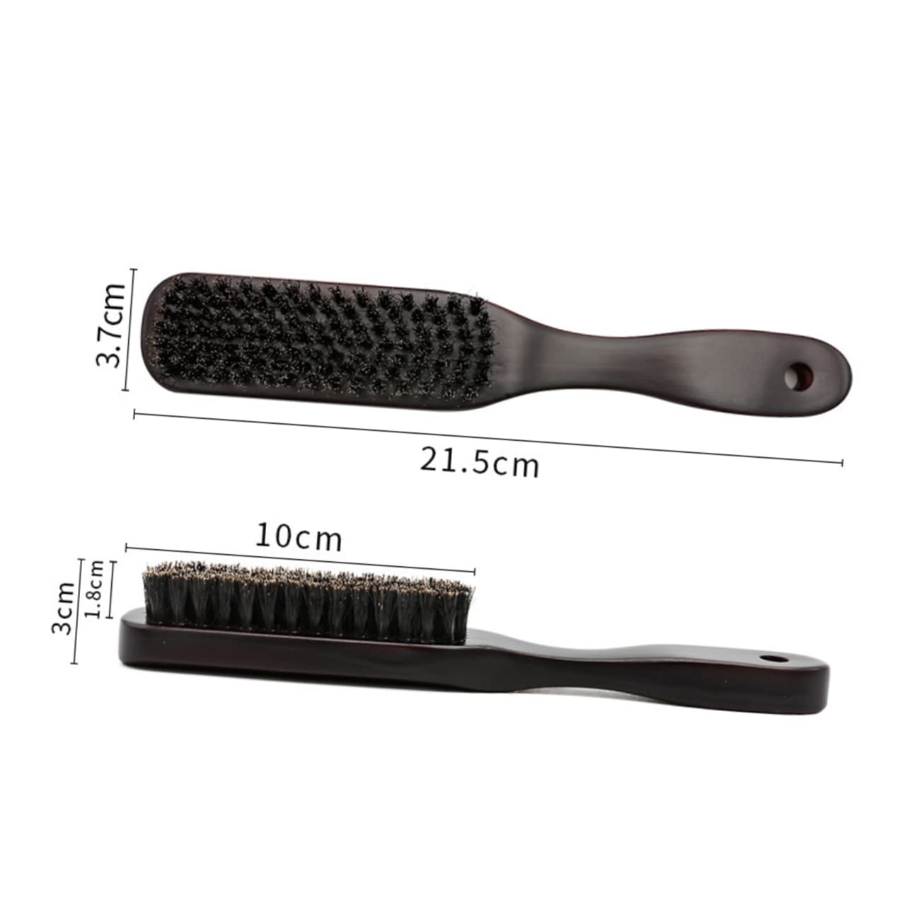 Beatifufu Professional Beard Brush Boar Bristle Brush for Men Beard Comb Hair Styling Tool Gentle on Skin Portable Size