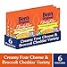 BEN'S ORIGINAL Ready Rice Creamy Four Cheese and Cheddar Broccoli Variety Pack, Easy Dinner Sides, 8.5 OZ Pouch (Pack of 6)