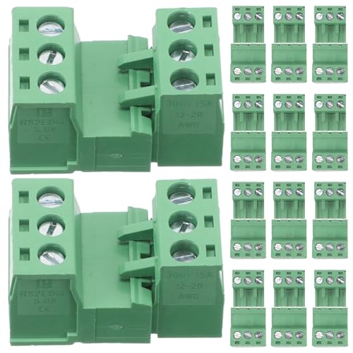 Borniers plug-in mâle pas 5,08 mm pour connexion sans soudure compacte et sûre