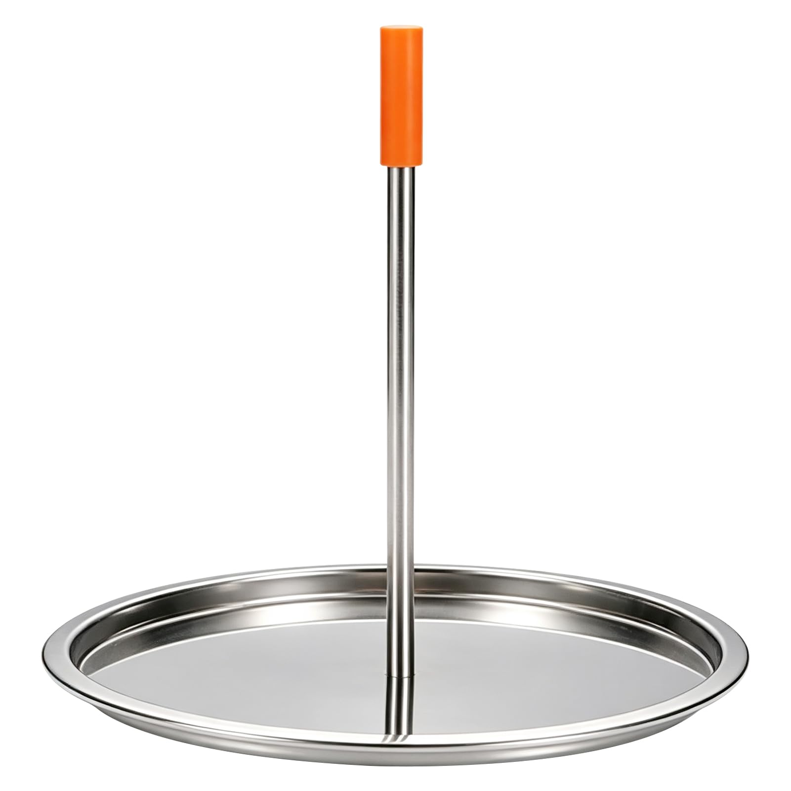 BBQ Vertical Skewer,Stainless Steel Barbecue Spit Skewer Grill,Chicken Rack Roaster,Vertical Grilling Rack Meat Spit for Steak,Chicken,Fish,Turkey,Kebab