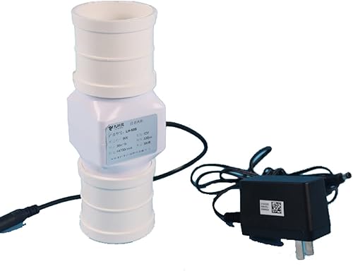 AEGIS light Ventilador de conducto en línea de 2 pulgadas, 12 V, mini ventilador de ventilación de circulación de aire para calefacción, refuerzo de