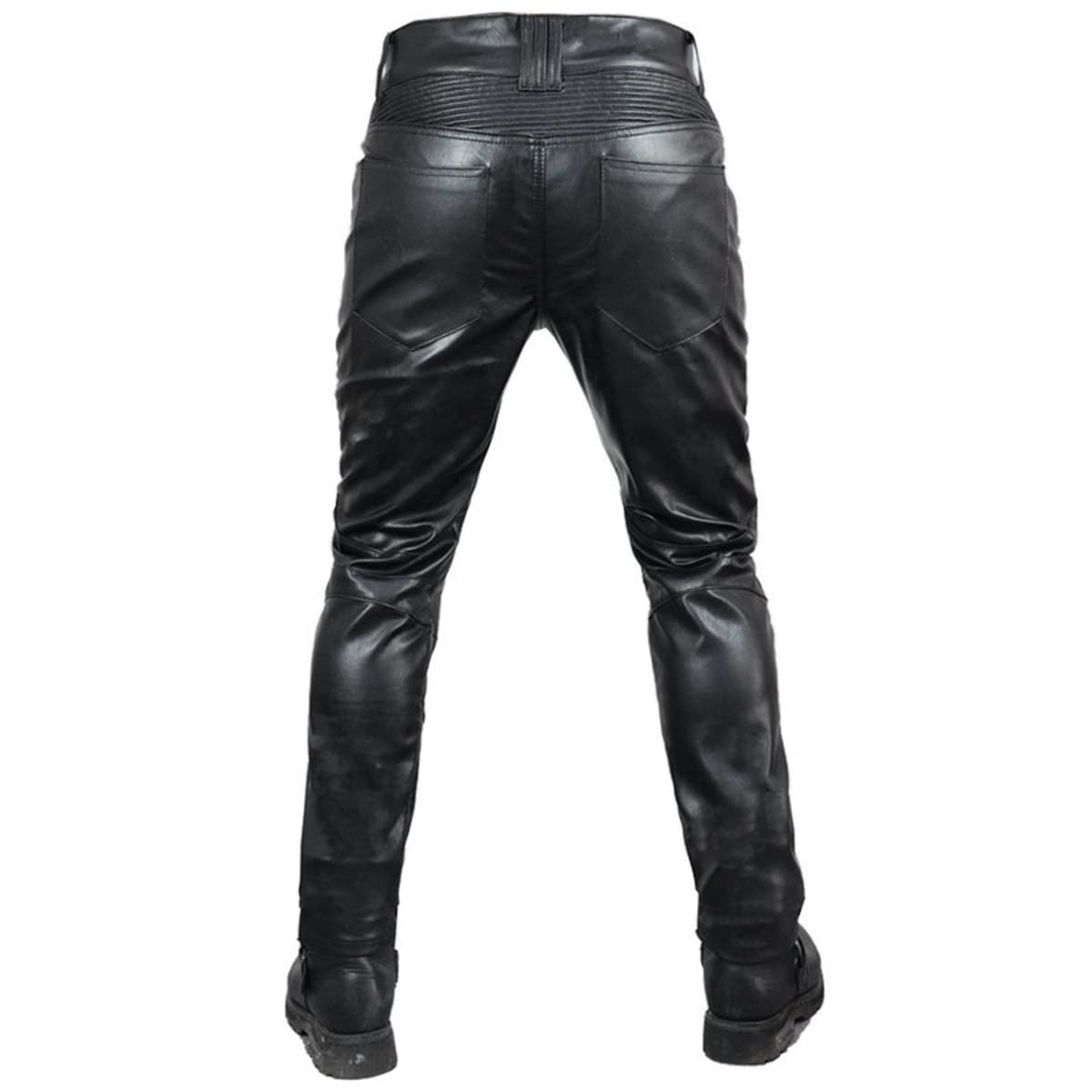 ORANDESIGNE Jeans da Moto da Uomo Biker Jeans Rinforzato Protezione Pantaloni da Moto Linning Includono Armature Motorcycle Pants Slim Fit Armature Pants