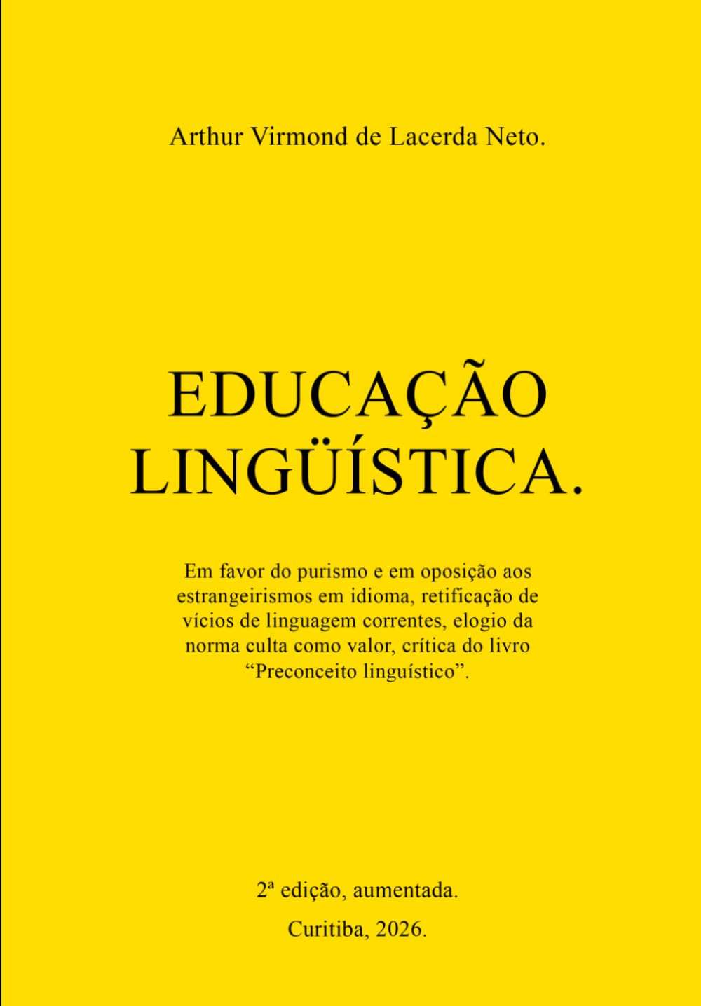 Educação lingüística.