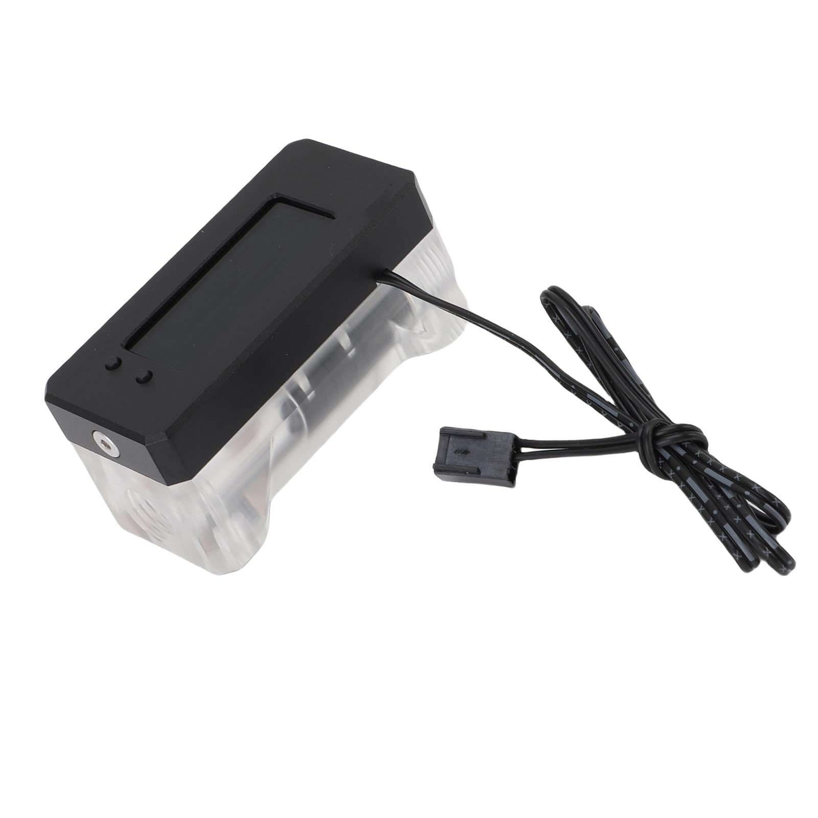 Misuratore di Portata per Raffreddamento Ad Acqua, Kit di Raffreddamento Ad Acqua per PC 12V 24V 3 Pin, Indicatore di Flusso del Liquido di con Allarme per Alta Temperatura e Basso Numero di