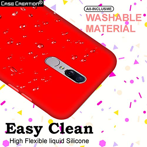 Image of Case Creation Luxurious OG Series for Oppo F11 Case Cover,Anti-Dirty Slim Case Frosted Matte Cute Candy TPU Raised Bezel (Splash of Color) Back Cover for Oppo F11 -Wine Red