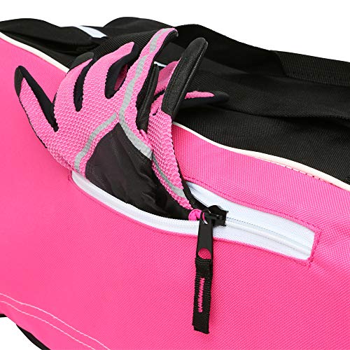 Athletico Baseball Tote Bag - Tote Bag For Baseball, T-Ball & Softball Equipment & Gear For Kids, Youth, And Adults | Holds Bat, Helmet, Glove, & Shoes | Fence Hook (Pink) #TOP3