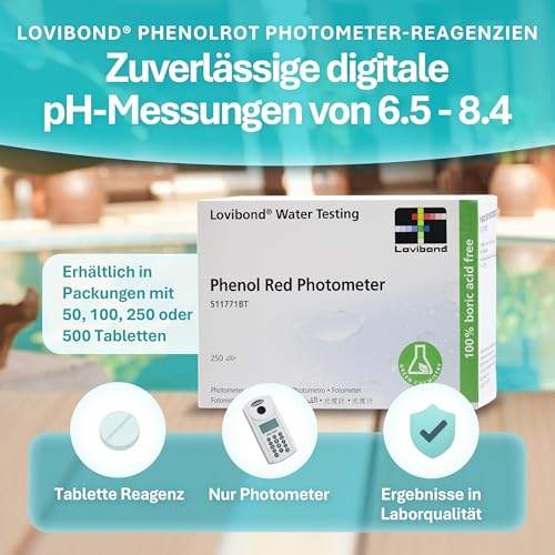 250 Photometer - Phenol Red Testtabletten von Lovibond