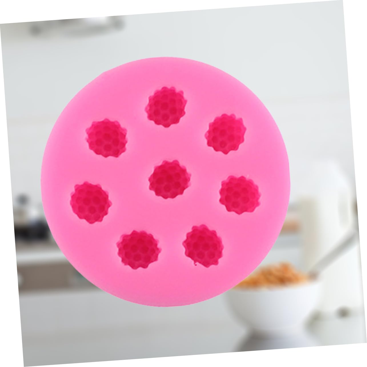 Alipis Lot De 3 Moules À Gâteaux En Silicone À 8 Compartiments Antiadhésifs Et Faciles À Démouler Pour Fondant Chocolat Et Dessert