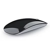 Uiosmuph U30 Mouse Wireless Bluetooth, Ricaricabile Senza Fili Silenzioso per Laptop/MacBook/Android/PC/Mac (Nero)