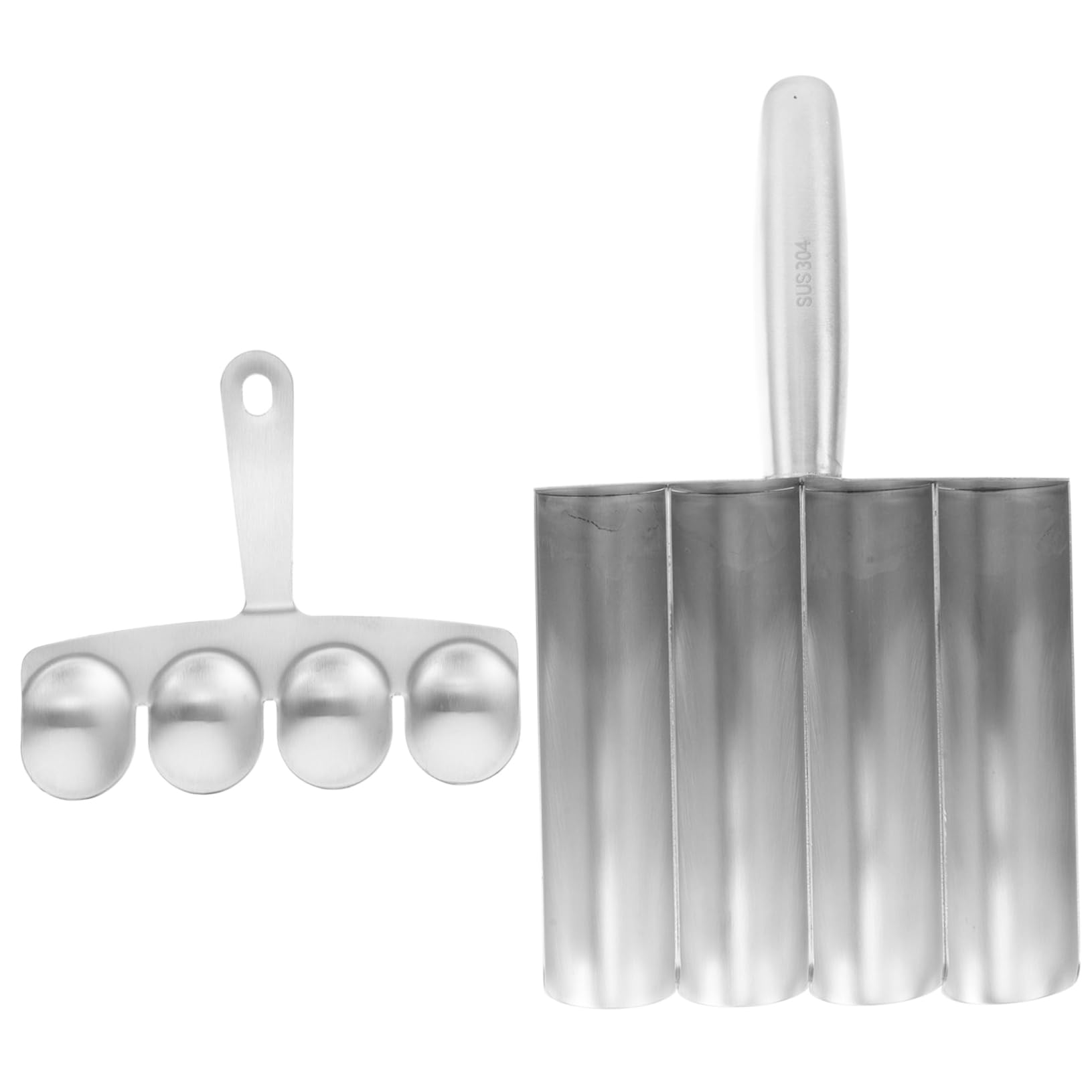 DECHOUS Stainless Steel Meatball Maker Tool for Quick Preparation of Meatballs Shrimp and Fish Versatile Kitchen Gadget for Consistent Portioning and