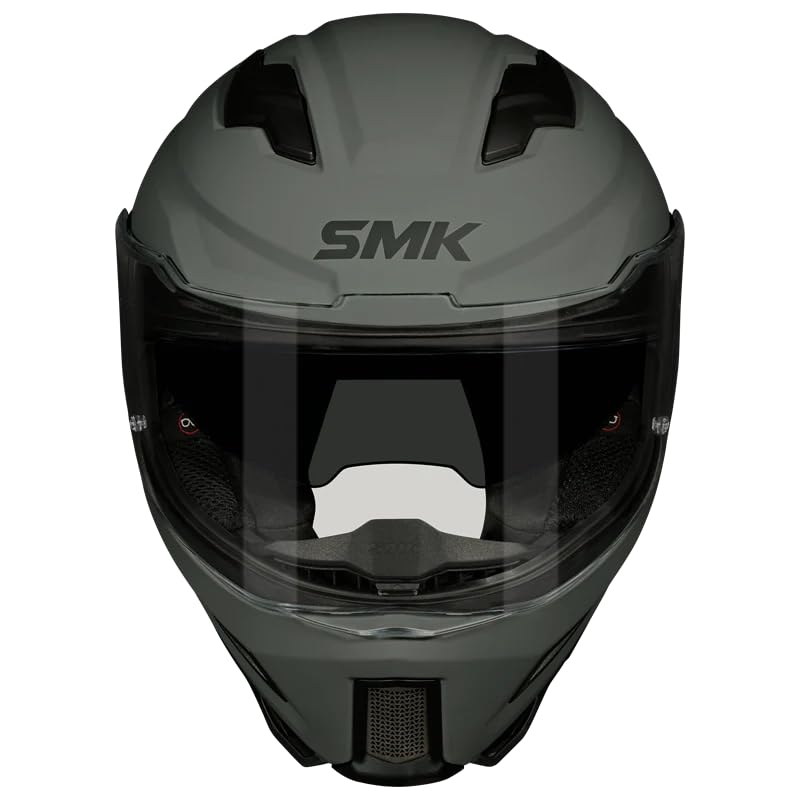 Image of SMK Agnar Full Face Helmet, Dual Visor, Clear Pinlock 70 Ready, ISI , Dot & Ece 22.06 Certified