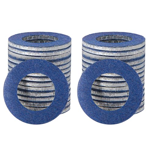 Image of 30pcs 12mm Aluminum Oil Drain Plug Washer Oil Plug Gasket Crush Washer Premium Seal Replaces for OEM 90430-12031 Toyota /Lexus /Scion Oil Drain Plug Gaskets