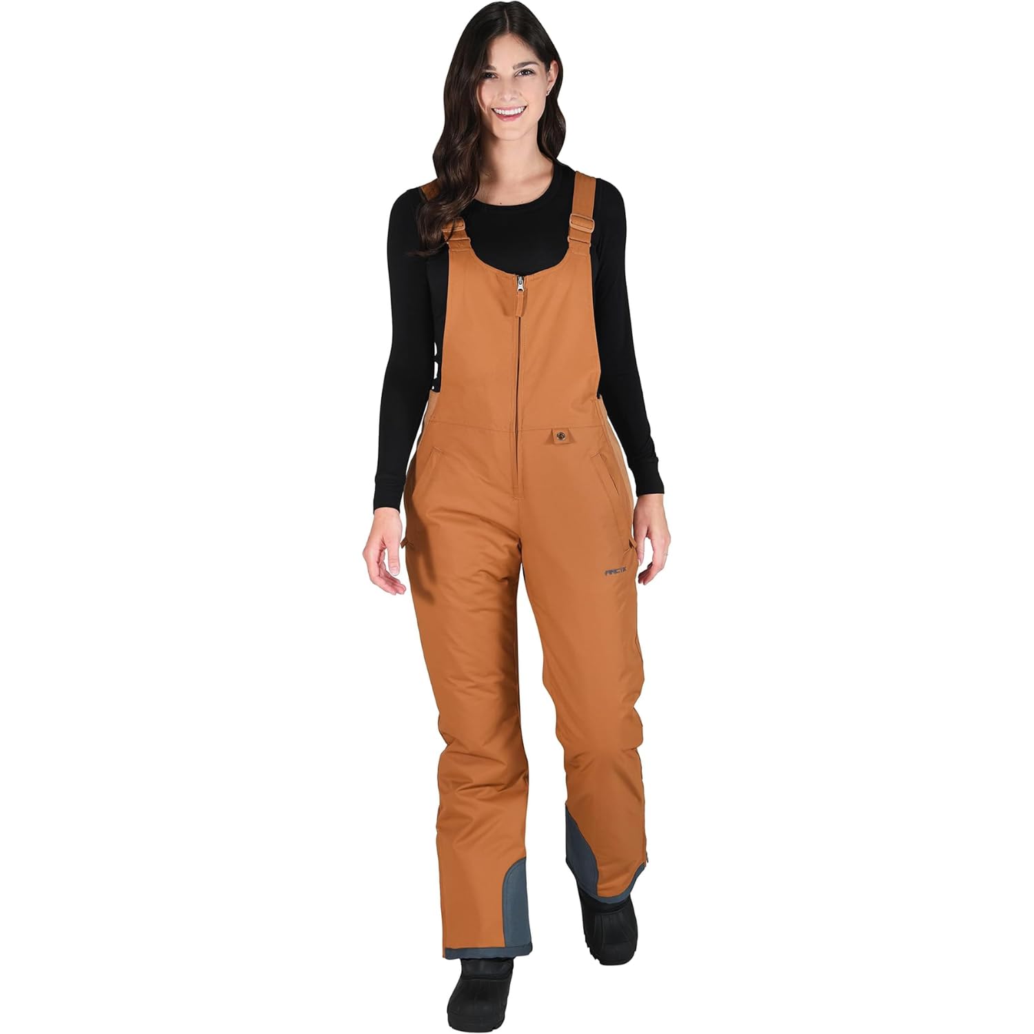 ARCTIX Women's Essential Insulated Bib Overalls, Cappucino, 3X Long