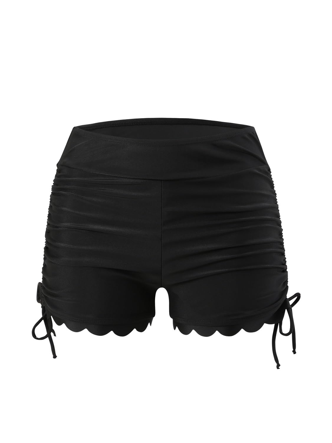 Womens Swimming Shorts High Waisted Bathing Suit Bottoms Tummy Control Boy Short Swim Short - X-Large