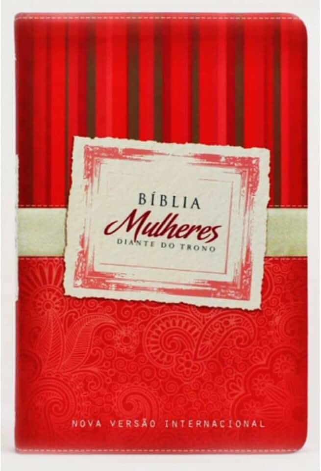 Bíblia Mulheres Diante do Trono. Vermelha Listras