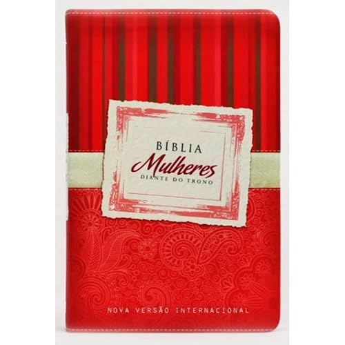 Bíblia Mulheres Diante do Trono. Vermelha Listras