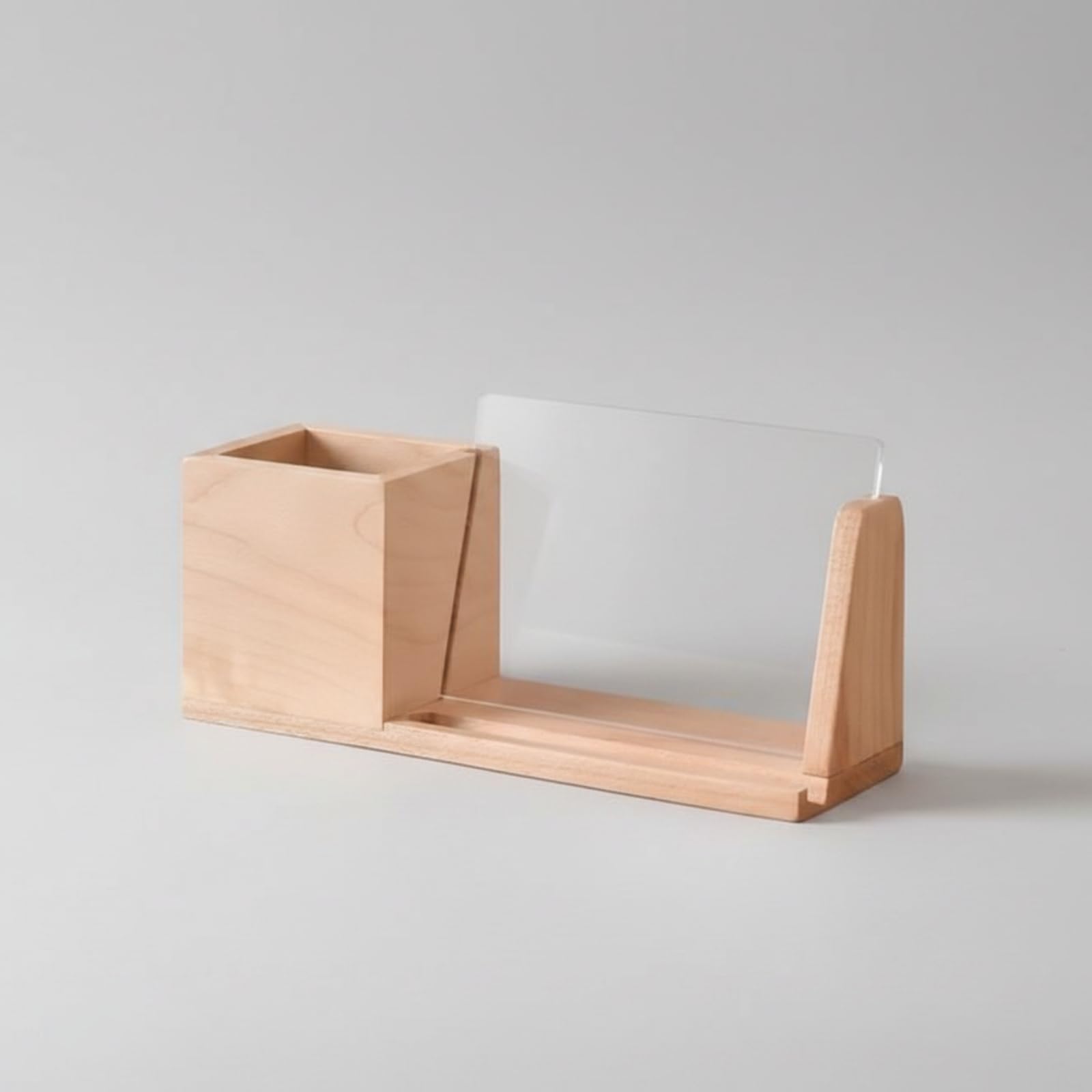 Lápices Estable Organizador Escritorio Japonés Madera para Oficina en Casa,