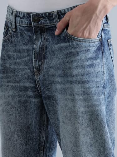 Image of BENE KLEED Men Solid Shaded Relaxed FIT 100% Cotton Jeans