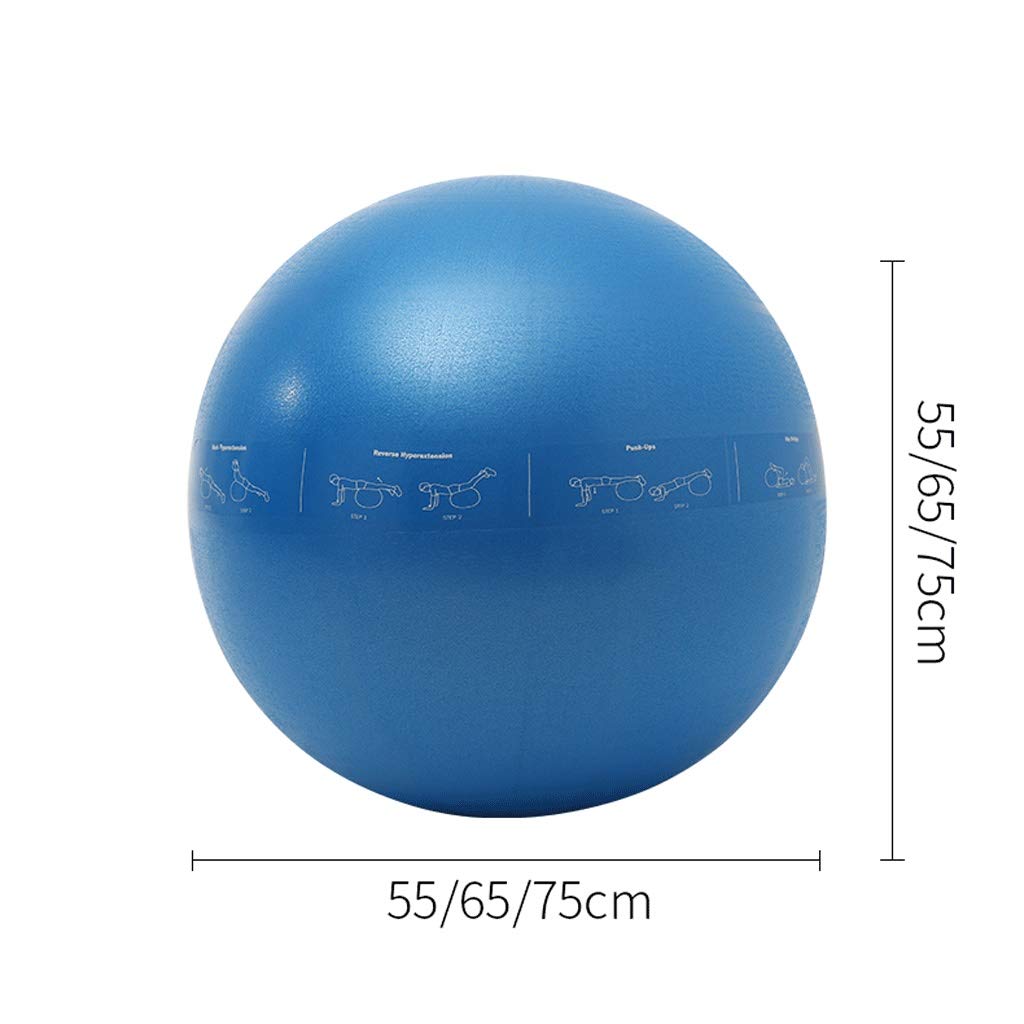 ZZJDBF Gymnastikball Yoga-Kugel verdickte Anti-Burst Gymnastikball Fitness Ball Balance Ball for Fitness, Balance & Gym