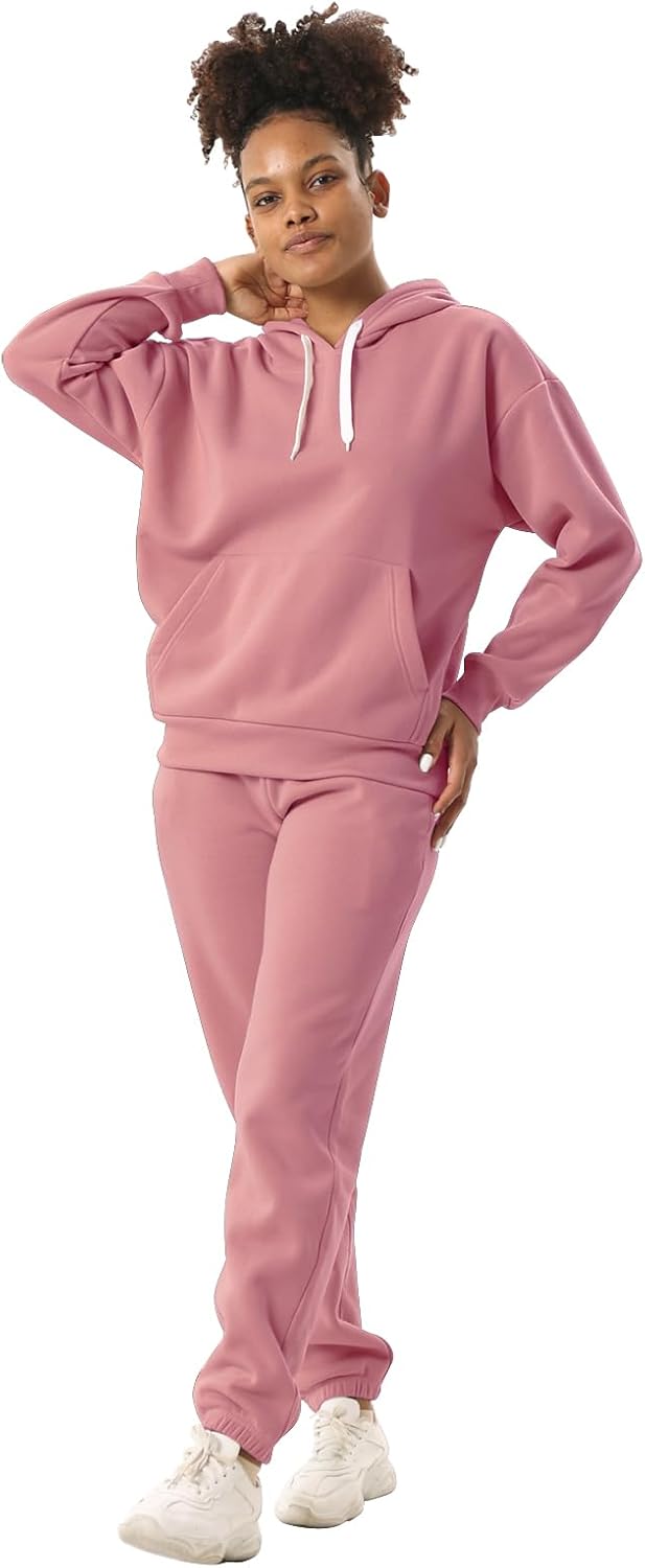 Facitisu 2 Piece Sets for Women Oversized Loungewear Womens sweat suit Hoodies and Sweatpants - Image 5
