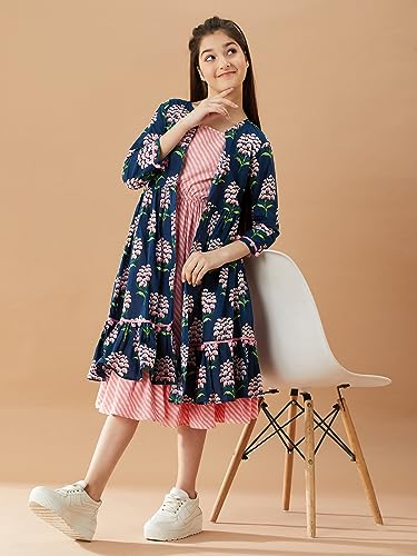 Image of Pspeaches girls Dress With Shrug