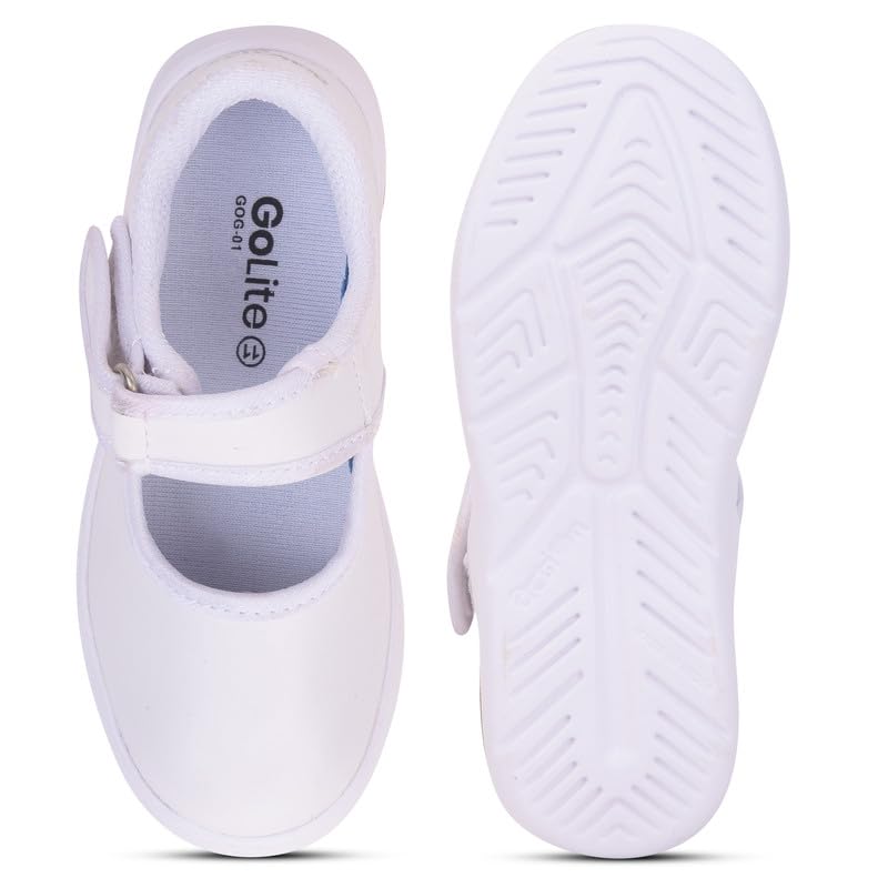 Image of ACTION School Shoes for Girls - Eva Sole Ultra Lightweight, Extra Cushion Footbed, Durable, Long-Lasting, Anti-Germ Technology for Odour-Free Comfort