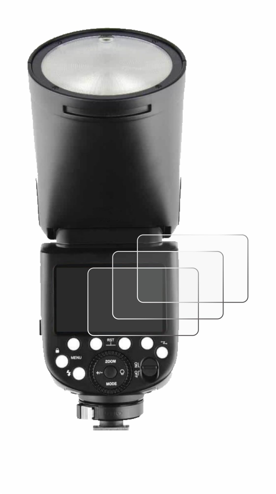 savvies Screen Protector compatible with Godox V1 Protection Film Clear 6-Pack