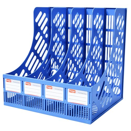 Consejos para Comprar Revisteros decorativos Top 10. 40 Dokpav Revistero Bandeja, Bandeja para Documentos Pantalla Moderna para Oficina Revista 4 Compartimentos Organizador Organizador De Documentos De Escritorio, archivador de...