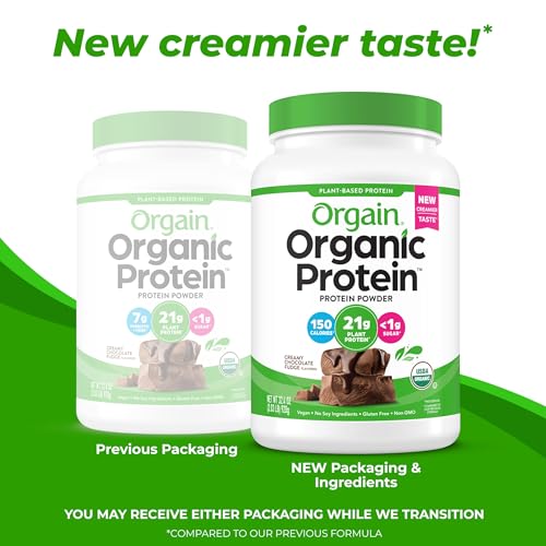 Orgain Organic Vegan Creamy Chocolate Fudge Protein